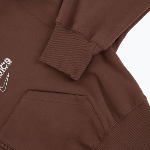 Dámska mikina Nike Phoenix Full-Zip Hoodie light chocolate