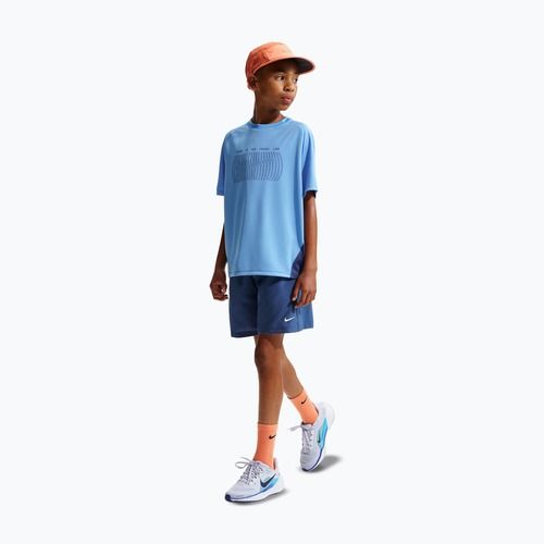 Detské tréningové šortky Nike Dri-Fit Multi mystic navy/white