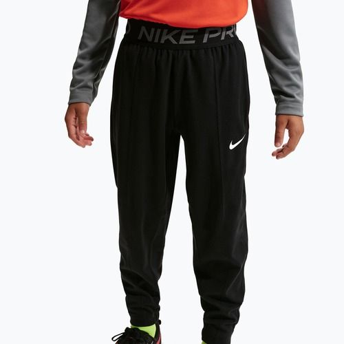 Detské nohavice Nike Pro Dri-Fit black/smoke grey/white