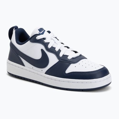 Detské topánky Nike Court Borough Low Next Bloom white/white/midnight navy