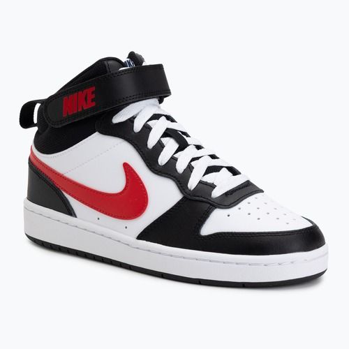 Detské topánky Nike Court Borough Mid 2 white/white/black/university red