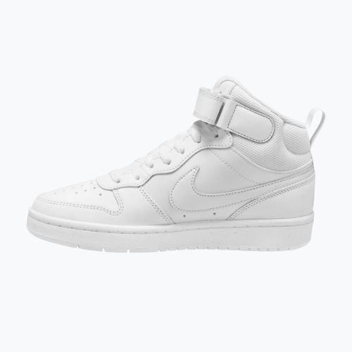 Detské topánky Nike Court Borough Mid 2 white/white/white