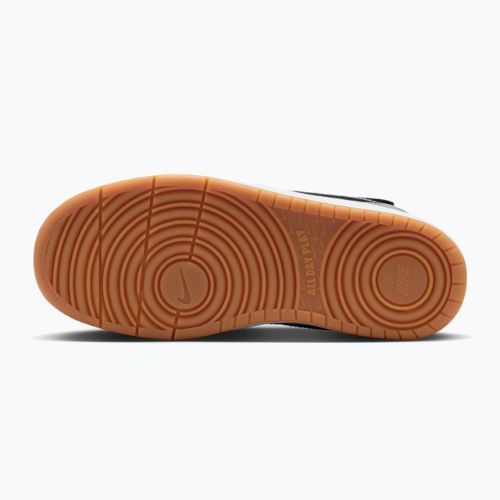 Topánky Nike Court Borough Mid 2 black/white/gum med brown/light smoke grey