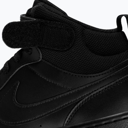 Topánky Nike Court Borough Mid 2 black/black/black