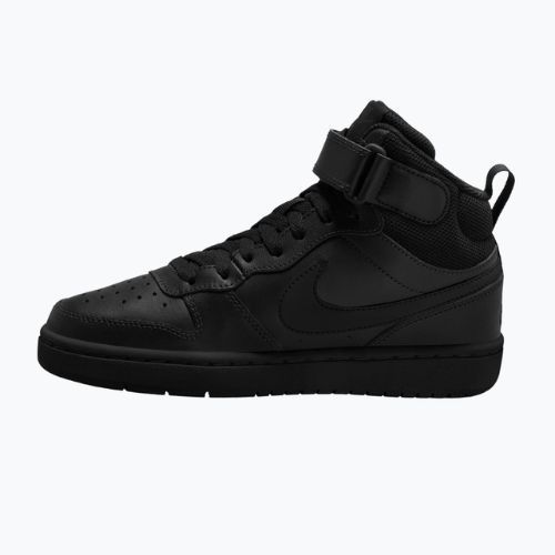 Detské topánky Nike Court Borough Mid 2 black/black/black
