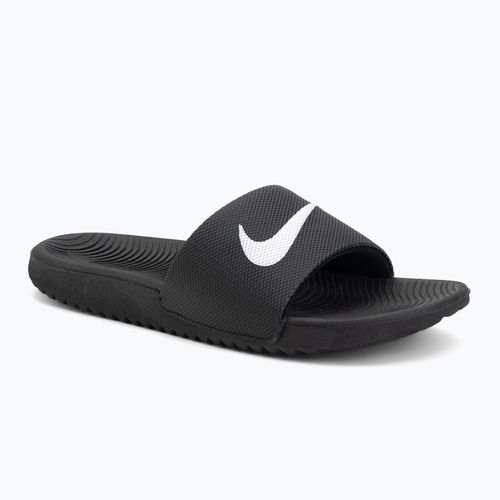 Detské šľapky Nike Kawa black/white