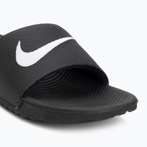 Detské šľapky Nike Kawa black/white