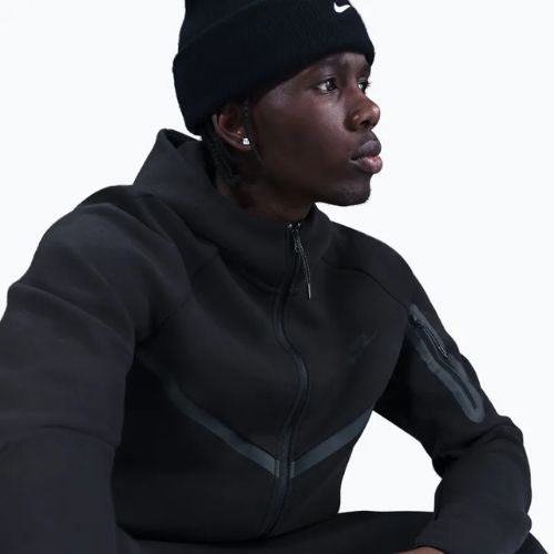 Pánska mikina Nike Tech Windrunner Full Zip cave black/black