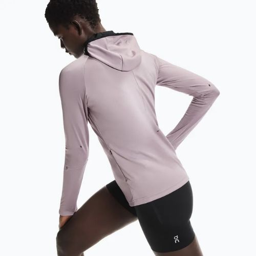 Dámska bežecká mikina On Climate Zip Hoodie heron