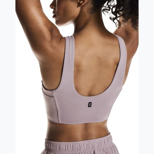 Dámsky bežecký top On Core 2-in-1 Crop heron