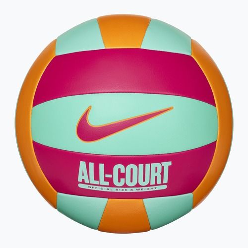 Volejbalová lopta Nike All Court Volleyball bright ceramic/bleached turquoise/rush pink veľkosť 5