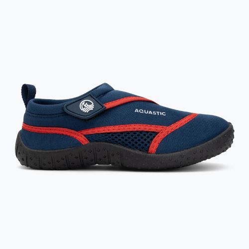 Detské topánky do vody AQUASTIC Nino navy blue/red