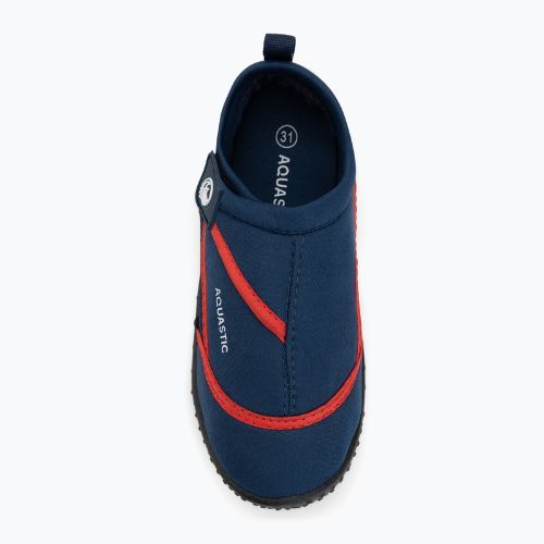Detské topánky do vody AQUASTIC Nino navy blue/red