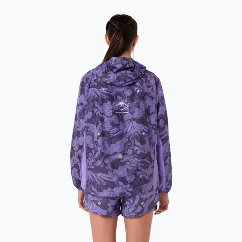 Dámska bežecká bunda ASICS Fujitrail Packable amethyst