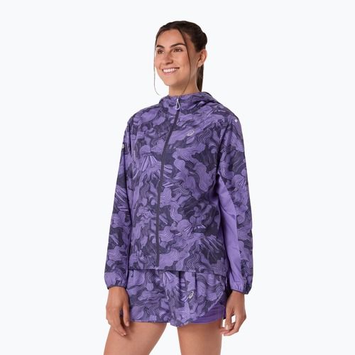 Dámska bežecká bunda ASICS Fujitrail Packable amethyst