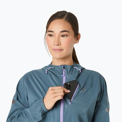 Dámska bežecká bunda ASICS Fujitrail Elite Waterproof ironclad