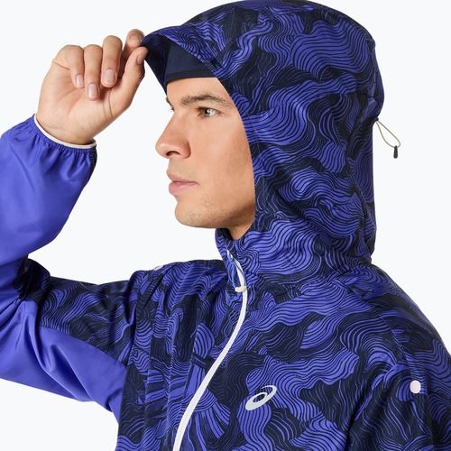 Dámska bežecká bunda ASICS Fujitrail Packable cobalt burst/indigo blue/cream