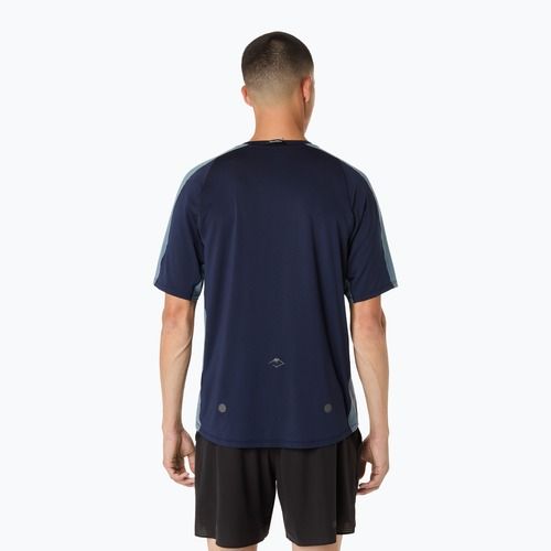 Pánske bežecké tričko ASICS Fujitrail Elite SS Top midnight/ironclad