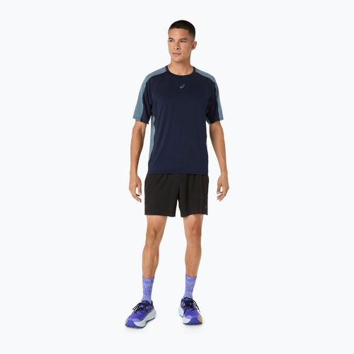 Pánske bežecké tričko ASICS Fujitrail Elite SS Top midnight/ironclad