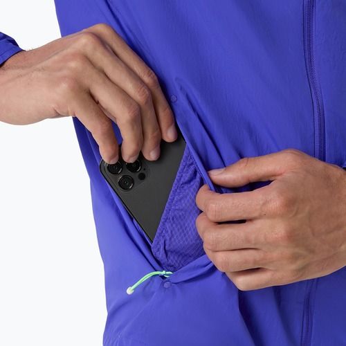 Pánske bežecké tričko ASICS Road All Over Print Singlet cobalt burst/illuminate green