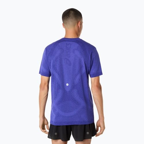 Pánske bežecké tričko longsleeve ASICS Road Seamless LS cobalt burst/eggplant
