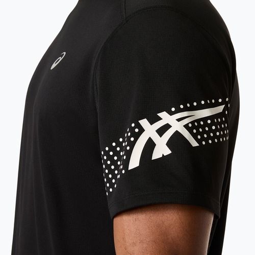 Pánske bežecké tričko ASICS Icon SS performance black/cream