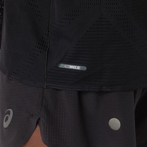 Pánske bežecké tričko ASICS Metarun SS Top performance black