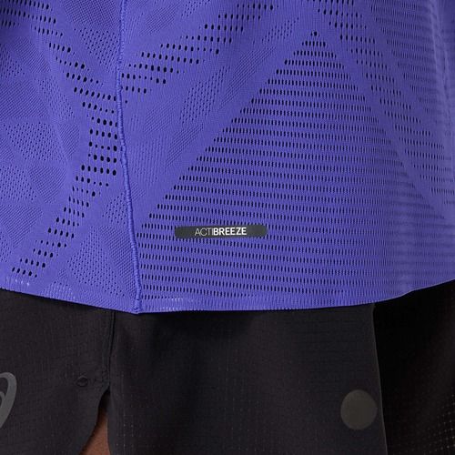 Pánske bežecké tričko ASICS Metarun SS Top cobalt burst