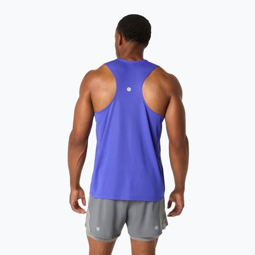 Pánske bežecké tričko ASICS Road Fade Singlet cobalt burst/illuminate green