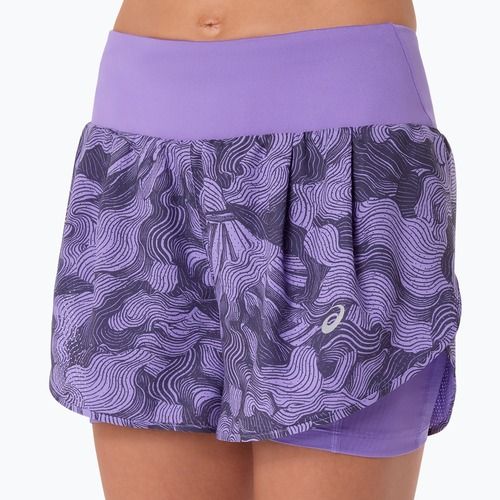 Dámske bežecké šortky ASICS Road All Over Print amethyst