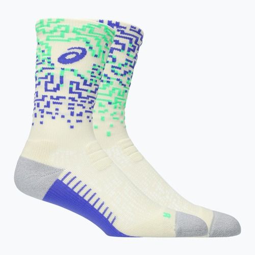 Ponožky ASICS Performance Run Crew ivory/cobalt burst/vital green