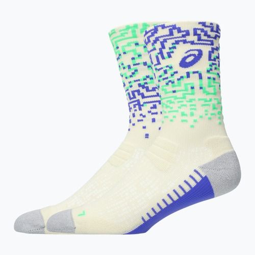Ponožky ASICS Performance Run Crew ivory/cobalt burst/vital green