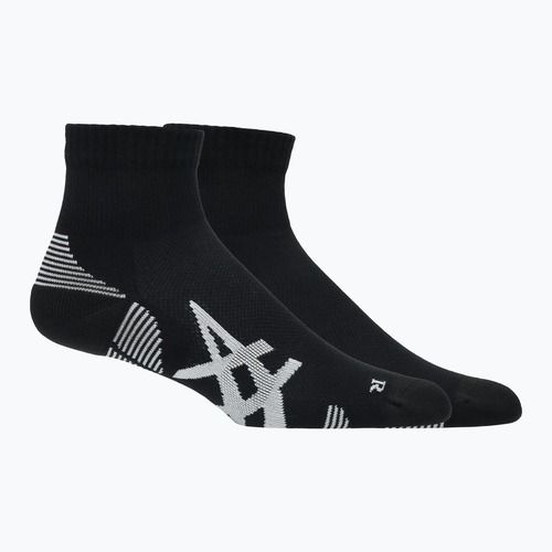 Skarpety ASICS Cushioned Quarter 2 pary performance black/brilliant white