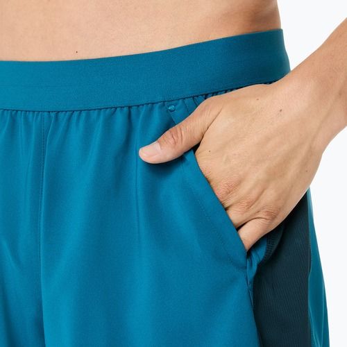 Pánske bežecké šortky ASICS Road 7IN tranquil teal/dark teal/yamabuki