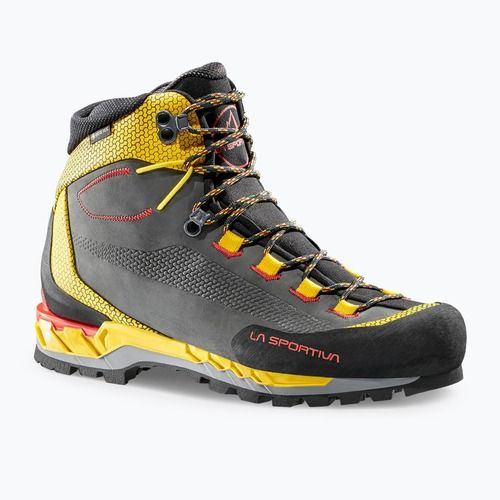 Pánske vysokohorské topánky La Sportiva Trango Tech Leather GTX black/yellow