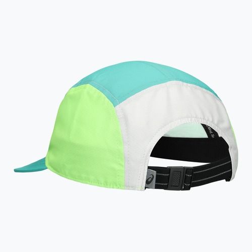 Šiltovka ASICS Performance Running 5 panel aurora green/cream