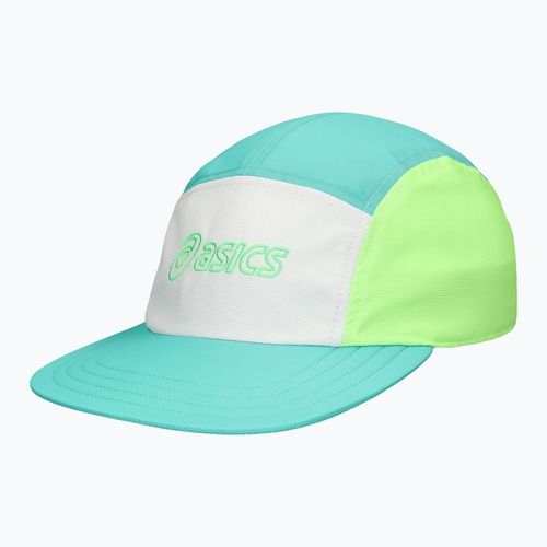 Šiltovka ASICS Performance Running 5 panel aurora green/cream