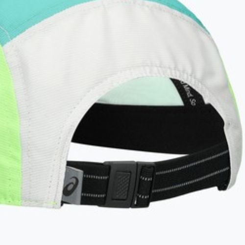 Šiltovka ASICS Performance Running 5 panel aurora green/cream