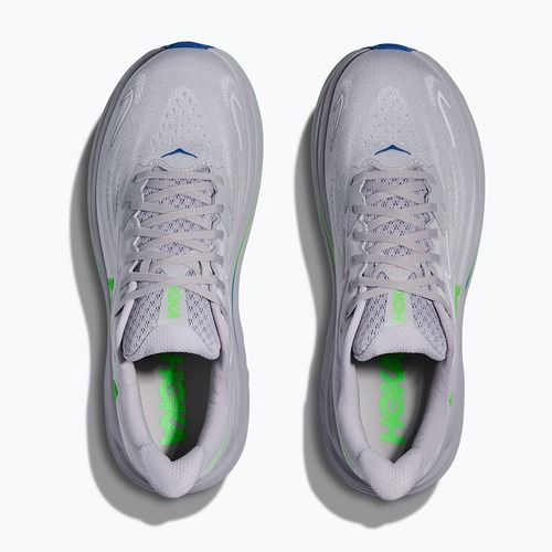 Pánske bežecké topánky HOKA Clifton 10 ash grey/neon green