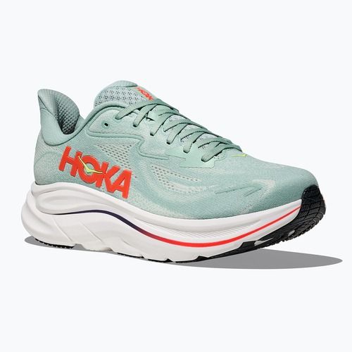 Pánske bežecké topánky HOKA Clifton 10 sage/neon flame