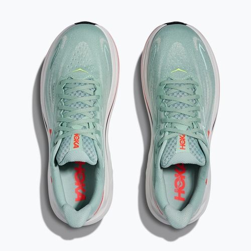 Pánske bežecké topánky HOKA Clifton 10 Wide sage/neon flame