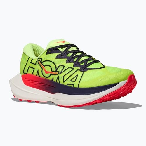 Dámske bežecké topánky HOKA Rocket X Trail neon yuzu/neon flame