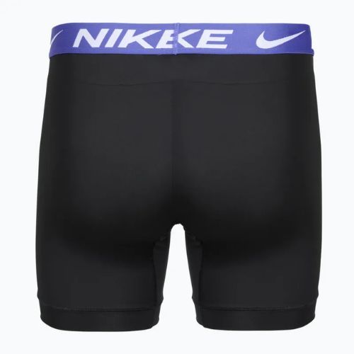Pánske boxerky Nike Essential Micro 3 pairs black/sapphire/wolf grey/team crimson
