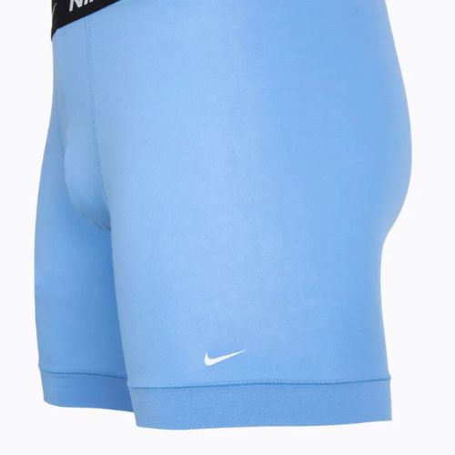 Pánske boxerky Nike Everyday Cotton Stretch 3 pairs swoosh print/grey/university blue