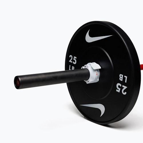 Uzávery na činku Nike Strength Barbell Collars 2ks white/orange
