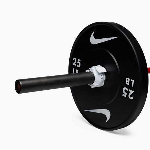 Uzávery na činku Nike Strength Barbell Collars 2ks white/black