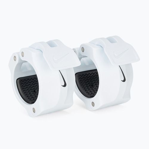 Uzávery na činku Nike Strength Barbell Collars 2ks white/black