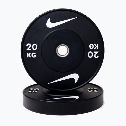 Bumpery Nike Strength Rubber Bumper Plates 20 kg black/white