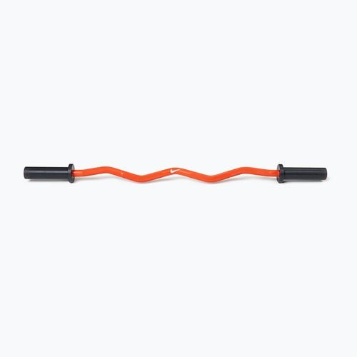 Lomená osaľ Nike Strength Shield Curl Bar orange