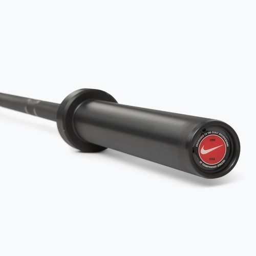 Rovná osa  Nike Strength Coated Premium Barbell black just do it